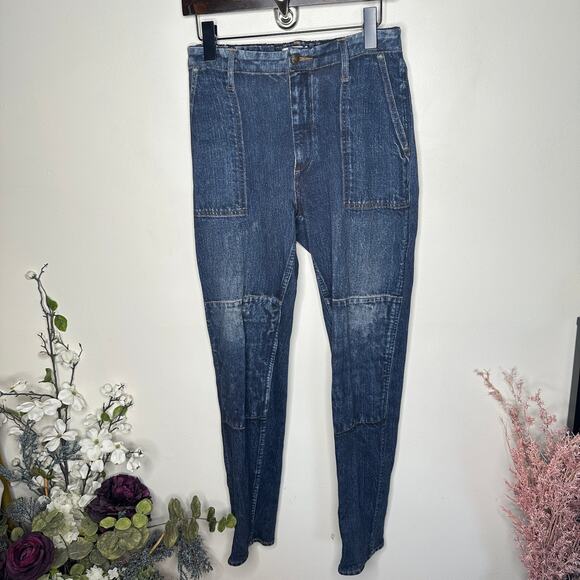 RAG & BONE Miramar Mia Jean Dark Blue Sz XS {FF6} - Picture 2 of 5
